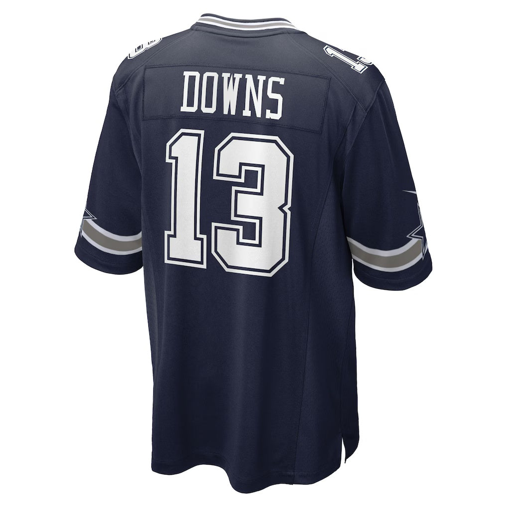 D.Cowboys #13 Caleb Downs Navy 2026 Draft First Round Pick No. 11 Team Game Stitched Football Jerseys