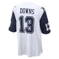 D.Cowboys #13 Caleb Downs White Alternate Game Stitched Football Jerseys