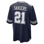 D.Cowboys #21 Deion Sanders Navy Team Retired Player Game Stitched Football Jerseys