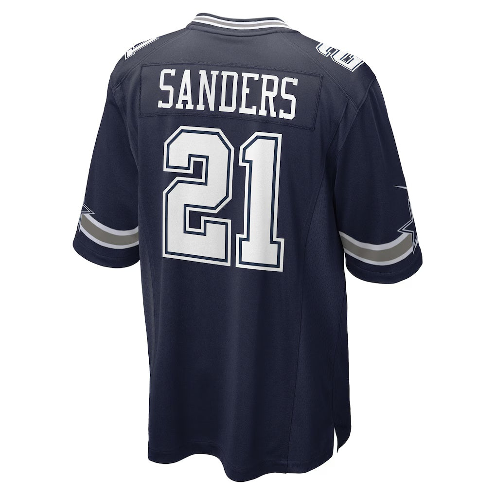 D.Cowboys #21 Deion Sanders Navy Team Retired Player Game Stitched Football Jerseys
