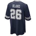 D.Cowboys #26 DaRon Bland Navy Game Stitched Football Jerseys