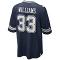 D.Cowboys #33 Javonte Williams Navy Team Game Stitched Football Jerseys