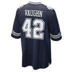 D.Cowboys #42 Deuce Vaughn Navy Game Stitched Football Jerseys