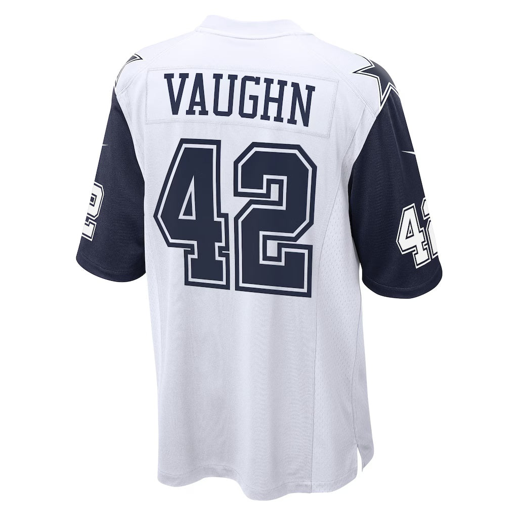 D.Cowboys #42 Deuce Vaughn White Alternate Game Team Stitched Football Jerseys