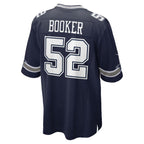 D.Cowboys #52 Tyler Booker Navy 2025 Draft First Round Pick Game Stitched Football Jerseys