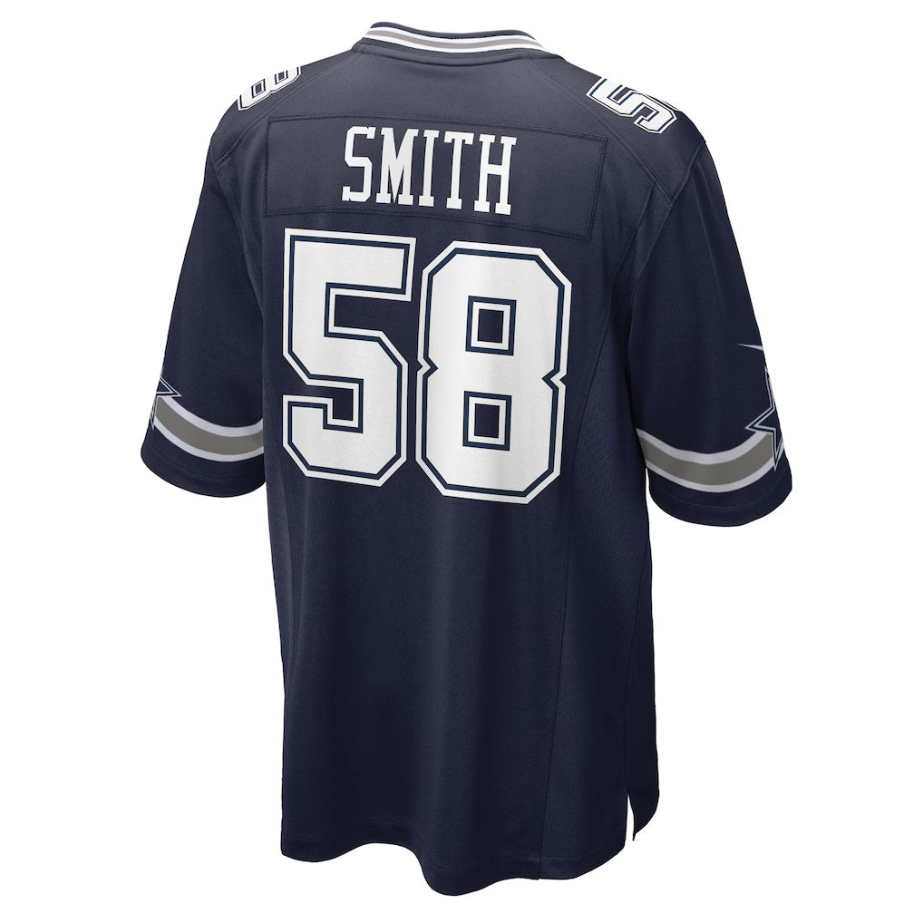 D.Cowboys #58 Mazi Smith Navy Game Stitched Football Jerseys