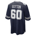 D.Cowboys #60 Tyler Guyton Navy Player Game Stitched Football Jerseys