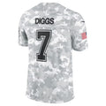 D.Cowboys #7 Trevon Diggs Arctic Camo 2024 Salute to Service Limited Stitched Football Jerseys