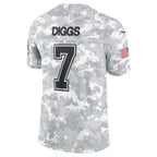 D.Cowboys #7 Trevon Diggs Arctic Camo 2024 Salute to Service Limited Stitched Football Jerseys