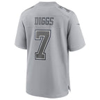 D.Cowboys #7 Trevon Diggs Gray Atmosphere Fashion Game Stitched Football Jerseys
