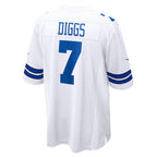 D.Cowboys #7 Trevon Diggs White Game Stitched Football Jerseys