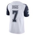 D.Cowboys #7 Trevon Diggs White Limited Vapor Stitched Football Jerseys