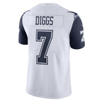 D.Cowboys #7 Trevon Diggs White Limited Vapor Stitched Football Jerseys