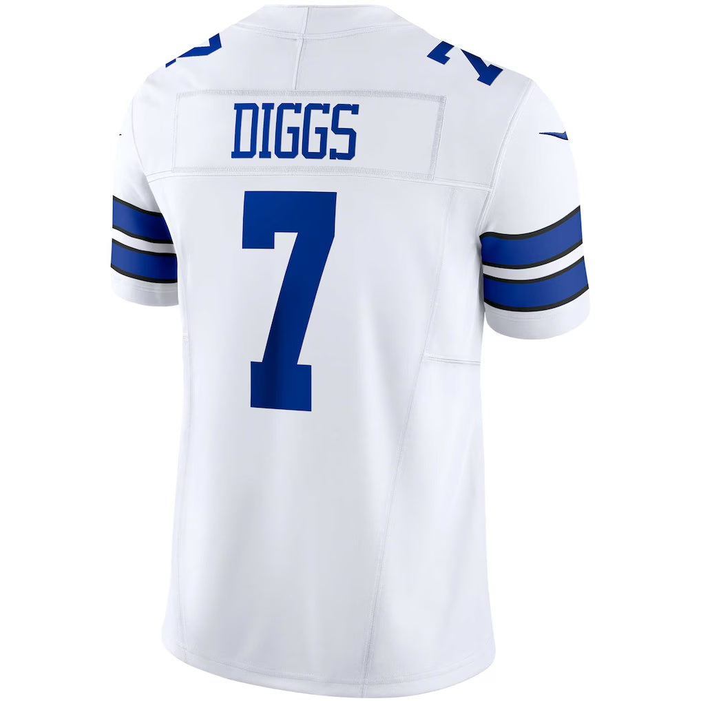 D.Cowboys #7 Trevon Diggs White Vapor F.U.S.E. Limited Stitched Football Jerseys