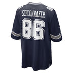 D.Cowboys #86 Luke Schoonmaker Navy Team Game Stitched Football Jerseys