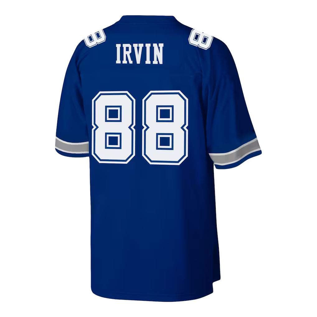 D.Cowboys #88 Michael Irvin Mitchell & Ness Royal Authentic Throwback Retired Player Stitched Football Jerseys