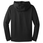 Puhics Men's Black Sport-Wick Fleece Hooded Pullover