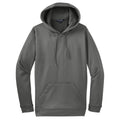 Puhics Men's Dark Smoke Grey Sport-Wick Fleece Hooded Pullover