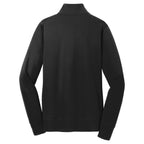 Puhics Women's Black Sport-Wick Fleece Full-Zip Jacket