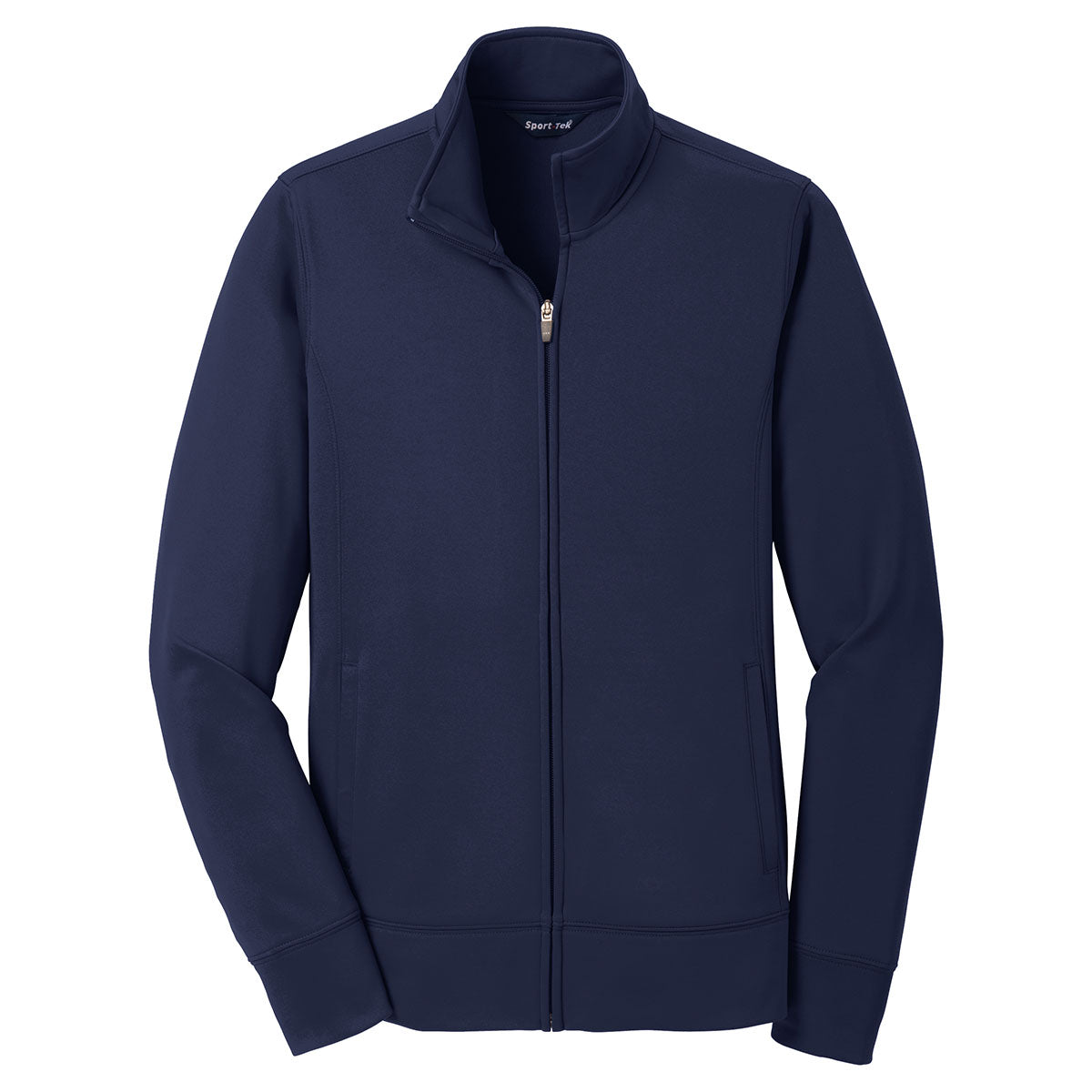 Puhics Women's Navy Sport-Wick Fleece Full-Zip Jacket
