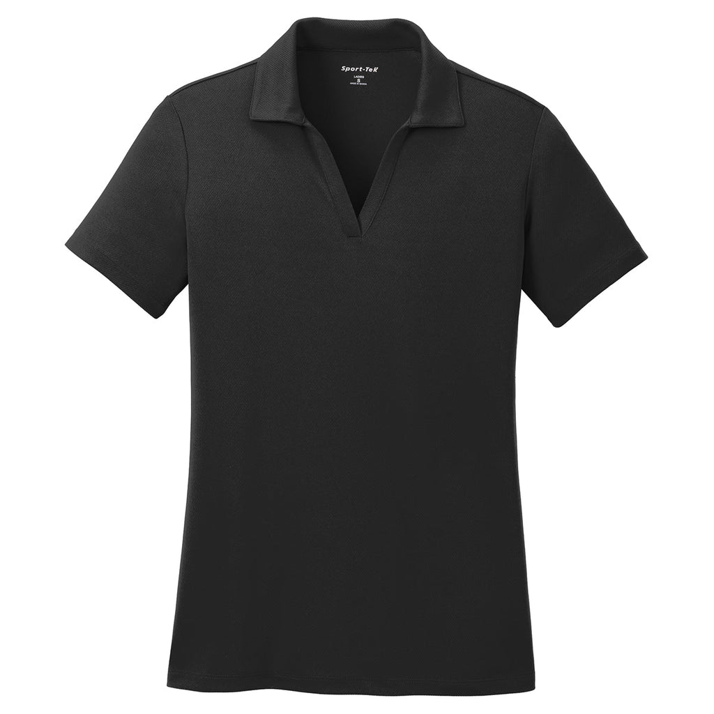 Puhics Women's Black PosiCharge RacerMesh Polo