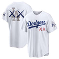 Los Angeles Dodgers KAWS White Stadium  Stitched Baseball Jerseys