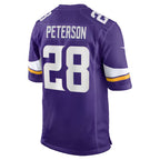 MN.Vikings #28 Adrian Peterson Purple Team Retired Game Stitched Football Jerseys