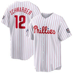 Philadelphia Phillies #12 Kyle Schwarber 2026 All-Star Game White Replica Stitched Baseball Jerseys（副本）