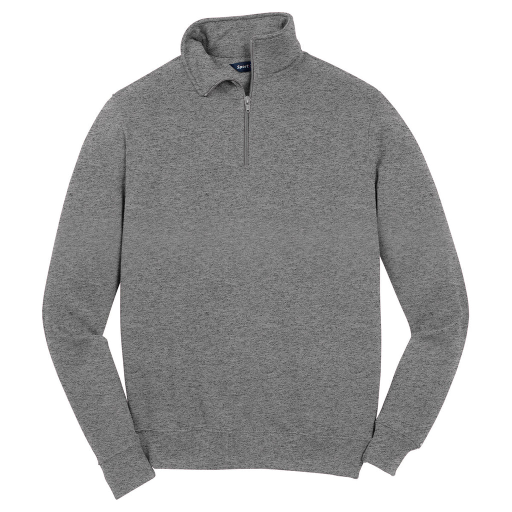Puhics Men's Vintage Heather 1/4-Zip Sweatshirt