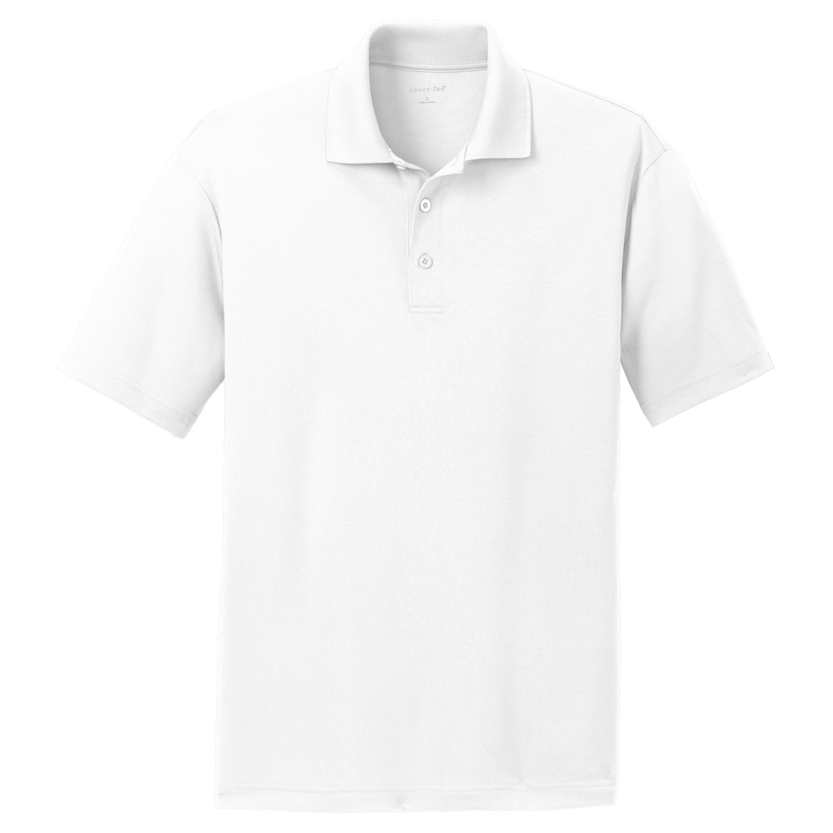 Puhics Men's White PosiCharge RacerMesh Polo