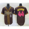 San Diego Padres #44 Joe Musgrove Brown Puhics NEW 2023 City Connect Cool Base Stitched Jersey