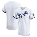 Kansas City Royals White Puhics Home Elite Jersey