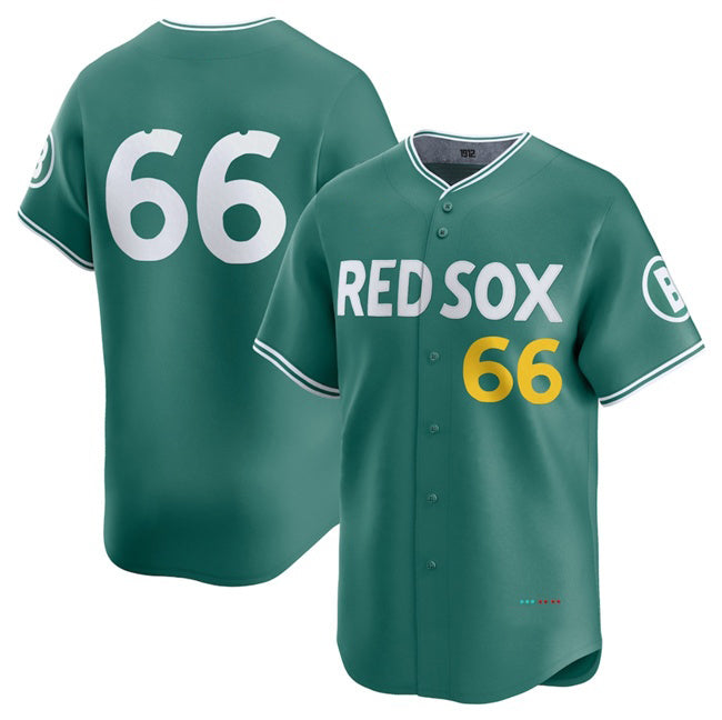 Boston Red Sox #66 Brayan Bello Green Puhics 2025 City Connect Limited Stitched Jersey