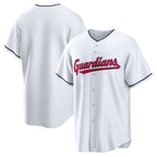 Cleveland Guardians White Puhics Home Blank Replica Jersey