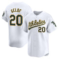 Oakland Athletics #20 Zack Gelof White Puhics Home Limited Player Jersey