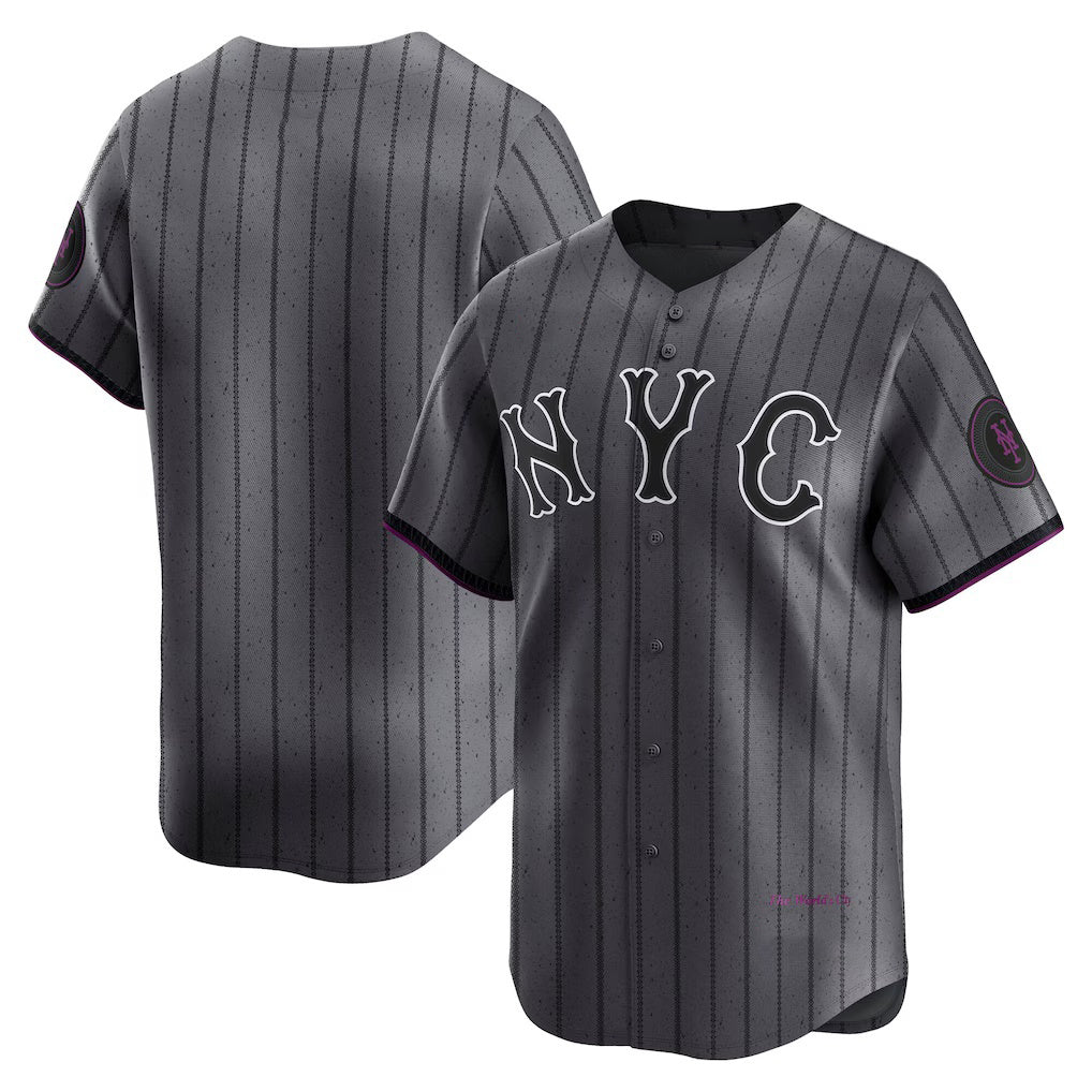 New York Mets Gray Puhics City Connect Limited Jersey