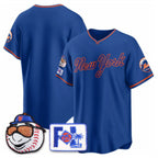 New York Mets Blank Royal Puhics 2025 Spring Training Stitched Jersey