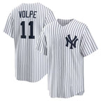 New York Yankees #11 Anthony Volpe White Puhics Home Replica Player Jersey