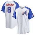Atlanta Braves #8 Eddie Rosario White Puhics 2023 City Connect Cool Base Stitched Jersey
