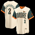 Baltimore Orioles #2 Gunnar Henderson Natural Puhics 2026 City Connect Stadium Jersey