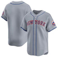 New York Mets Blank 2024 Gray Puhics Away Limited Stitched Jersey