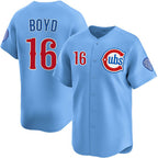 Chicago Cubs #16 Matthew Boyd Blue Puhics 2024-25 2nd Alternate Limited Stitched Jersey