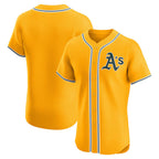 Oakland Athletics Gold Puhics Alternate 2 Elite Jersey