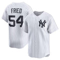 New York Yankees #54 Max Fried White Puhics Home Limited Player Jersey 2