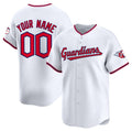 Custom Cleveland Guardians Active Player White Puhics Home Limited Stitched Jersey