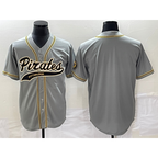 Pittsburgh Pirates Blank Grey Puhics Cool Base Stitched Jersey