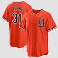 Detroit Tigers #31 Riley Greene Orange Puhics Alternate Stitched Jersey