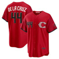 Cincinnati Reds #44 Elly De La Cruz Red Puhics 2026 City Connect Stadium Jersey