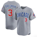 Chicago Cubs #3 Alex Bregman Gray Puhics 2026 Limited Stitched Jersey