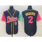 San Diego Padres #2 Xander Bogaerts Brack Puhics NEW 2023 City Connect Cool Base Stitched Jersey